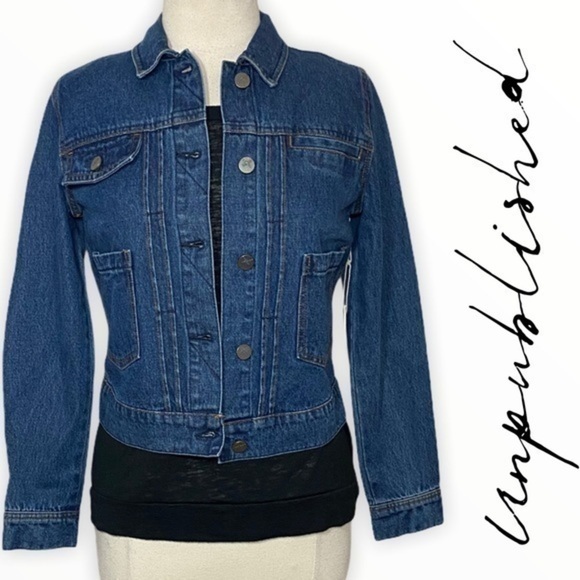 Unpublished Jackets & Blazers - Womens jean jacket size medium